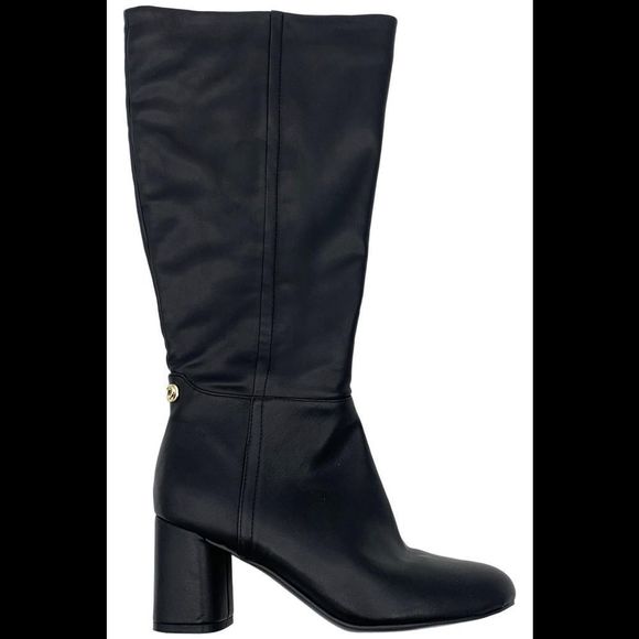 Naturalizer Women's Loving Leather Wide Calf Tall-Shaft Boots Black - Wide - Picture 1 of 2